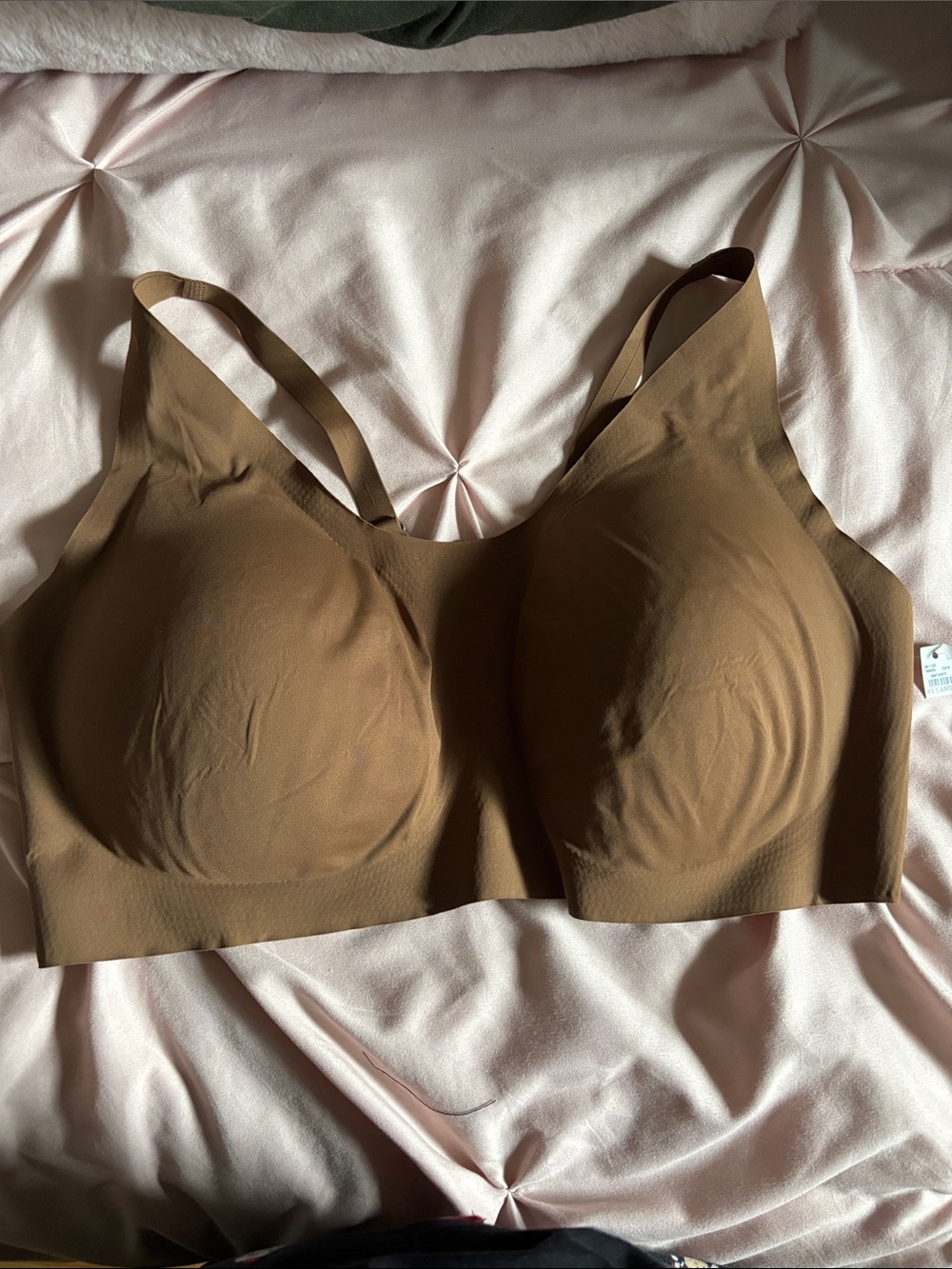 Maurices Smooth Wireless Bra - Chocolate Brown